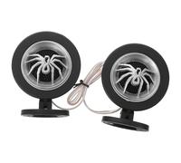 BELLIFFY Paire de Tweeters Piézoélectriques 1,5 à Nid d'abeille pour Voiture, Haut-parleurs Araignée Stéréo Haute Fréquence, Résistants la Chaleur, Protection Anti-Collision, Installation