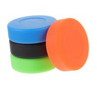 BELLIFFY Palet De Hockey sur Glace D’entraînement 4 Pièces PVC Dur Adjustable Multicolore Palets pour Compétition Pratique Hockey sur Glace Et Roller