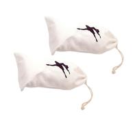 BELLIFFY Paquet De Ballet 2 Pièces en Tissu Peluche pour Chaussures De Danse Classique Cordon De Serrage, Pochette De Rangement Résistante pour Garçon Et Filles Passionnés De Ballet