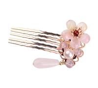 BELLIFFY Peigne À Cheveux Floral En Cuivre Accessoire De Mariée Élégant Pour Femmes Facile À Utiliser
