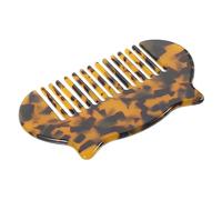 BELLIFFY Peigne Démêlant Antistatique Acétate Design Cat Ear Portable Et Élégant Pour Femmes Et Hommes Pour Voyage Et Soin Capillaire