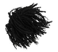 BELLIFFY Perruque Tresses Afro Courtes pour Hommes Extensions Synthétiques Souples et Réalistes Facile à Poser Style Dreadlocks Crochet Look Naturel et Confortable