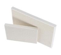 BELLIFFY Plaques de Soudure en Nid d'Abeille Quartz Kit 2 Pièces Planches Isolantes Haute Température pour Fabrication de Bijoux Outil Précis de Soudage DIY Adaptées au Travail