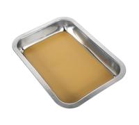 BELLIFFY Plateau De Dissection Acier Inoxydable Pour Bac à Cire Plaque Métallique Petite Conçue Pour Expériences Biologiques Et Enseignement Anatomie