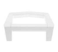 BELLIFFY Poignée de Maintien Blanche pour Plateforme de Toit de Camping-Car Vis et Écrou Poignée Latérale en Plastique Résistante aux Intempéries Accessoire Pratique pour Transport et