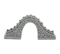 BELLIFFY Pont de Simulation Miniature en Grès, Ornement Créatif de Jardin | Aspect Réaliste, Résiste à Déformation, Ne Se Décolore Pas Facilement, Accessoire en Résine