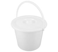 BELLIFFY Pot de Chambre Plastique 3000 Ml avec Poignée et Couvercle Étanche, Récipient Urinoir Gradué pour Patients et Soins à Domicile, Seau Hygiénique Solide pour Hommes et Femmes
