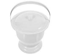 BELLIFFY Pot de Chambre Portable Plastique Épais avec Couvercle Anti-odeur et Stable pour Adultes et Garçon Fille Urinal Hygiénique Réutilisable pour Voyage et Usage Domestique
