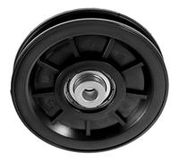 BELLIFFY Poulie de Fitness Nylon Noir Résistante à Usure Roue de Système Poulie Câble Portable pour Appareil Musculation Maison et Salle de Sport