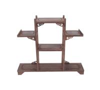 BELLIFFY Présentoir à Curiosités en Bois Marron Antique pour Bureau