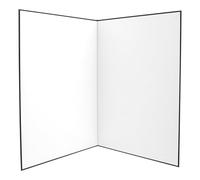BELLIFFY Réflecteur de Lumière Pliable A3 en Carton Rigide, Panneau Réfléchissant Blanc et Argenté pour Éclairage Photo, Accessoire de Photographie Portable pour Studio et Nature Morte