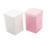 BELLIFFY Retrait Facile Du Vernis À Acrylique 2 Boîtes De Lingettes Pelucheuses Pour Colle D'extension De Sans Danger Pour Les Types