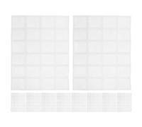 BELLIFFY Sachets réfrigérants pour Aliments, 10 Feuilles, 240 Poches de Glace, PE Non tissé Blanc, réutilisables, Emballage réfrigéré pour l'expédition et Le Transport des denrées