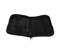 BELLIFFY Sacoche de Rangement pour Lecteur Glycémie Étui de Compression avec Fermeture Éclair Organiseur Portable pour Domicile et Voyage Sacoche Diabétique Multifonction Noire