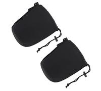 BELLIFFY Sacoche pour Objectif De Caméra Paquet Étui en Néoprène Pochette Flexible Crochet Adaptée À Objectifs De Longueur Jusqu'à 15 Cm Et Diamètre Jusqu'à 10 Cm Protection Anti-Chocs