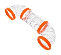 BELLIFFY Set de Tubes Externes Transparents pour Cage Hamster Tunnel DIY Accessoires Faciles à Installer de Connexion pour Petits Animaux Expansion de Cage Hamster