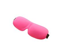 BELLIFFY Sommeil Profilé et Nuit Confortable sans Pression pour Voyage Unisexe avec Bande Élastique Blocage Lumière Coloris Rose Rouge