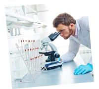 BELLIFFY Support de Séchage de Tubes Métal pour Laboratoire Égouttoir Pratique et Élégant pour Tubes à Essai et Béchers Installation Facile Emplacements