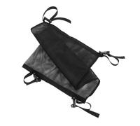 BELLIFFY Support Double pour Réservoirs d'Oxygène Portable pour Fauteuil avec Rangement Ajustable et Poche Filet Transport Confortable pour Cylindres d'Oxygène Noirs