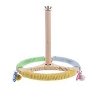 BELLIFFY Support Moulin à Vent Perroquet Oiseaux Accessoires Perchoir Debout Accessoires de Perroquet perchoir Cage Oiseaux