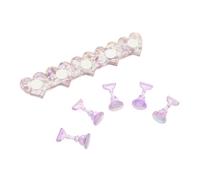 BELLIFFY Support Ongle pour Nail Art Kit Entraînement pour Faux Ongles à Coller Mannequin de Main pour Pratique du Nail Art pour Débutants