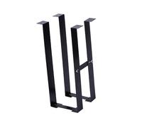BELLIFFY Support PC sous Bureau en Acier Carbone Noir, Résistant la Corrosion et Solide, pour Suspendre Votre Unité Centrale Bureau en Toute Sécurité