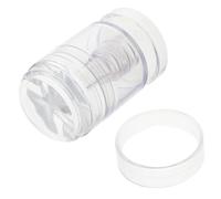 BELLIFFY Tampon Manucure Française Rotatif Transparent pour Nail Art DIY Outil Sécurisé et Multifonction pour Salon et Usage Domestique Impression Facile et Précise pour French Tip Nails