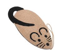 BELLIFFY Tapis Griffoir pour Chat Dintérieur Support Mural Jouet Interactif Souris Double Griffoir pour Animaux De Compagnie