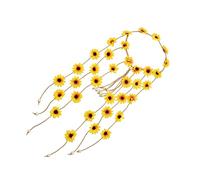 BELLIFFY -tête Élégant À Pompons Fleurs Couronne De Tournesol Pour Femmes Accessoire De Coiffure Élégant Pour La Grossesse Les Occasions Festives