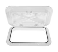 BELLIFFY Trappe Visite Bateau Blanche Couvercle Renforcé Antidérapant Inspection et Accès Pont pour Yacht RV et Caravane