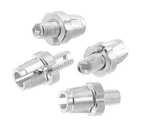 BELLIFFY Vis de Réglage de Frein à Main de Vélo M7 Argenté 4 Pièces en Alliage Solide Fixation Solide pour Leviers de Frein Accessoires Vélo Compatibles Vtt et Route Réglage Précis