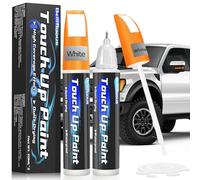 Bellifluous Stylo Retouche Peinture Carrosserie, 2 Paquets Stylo Efface Rayure Voiture, 2 en 1 Stylo Anti Rayure Voiture, Séchage Rapide Efface Rayure Voiture Blanc Pour Réparer Les Rayures de Voiture