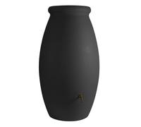Récupérateur à eau jarre 500 litres Anthracite et raccord chéneau inclus
