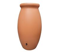 Accessoire robinet de cuve de récupération d'eau Bellijardin Récupérateur d'eau de pluie Jarre Toscane 1000 L Terre Cuite avec couvercle et robinet -