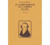 Bellini 15 Composizioni Da Camera Chant/piano