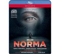 Bellini : Norma. Yoncheva, Calleja, Ganassi, Pappano, Ollé. [Blu-ray]