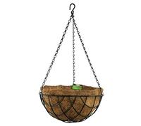 bellissa 1 pot de fleurs suspendu - 97738 - Pot de fleurs - pour planter extérieur & intérieur - XXL - Panier suspendu avec insert en noix de coco Ø 55 cm