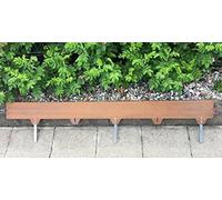 Bellissa acier Corten Métal/Acier/Longueur : 1,5m Épaisseur : 2mm de hauteur : 12,5cm