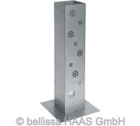Bellissa Colonne décorative Flocon de neige acier corten 70 cm