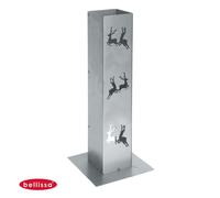 Bellissa Corten 70cm Pilier de Feu Colonne Lumineuse Photophore Jardin Panier