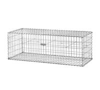 bellissa spirale en gabions PROFI - 97122 - cage à pierres avec raccords spiralés - cage gabion décorative comme grillage ou mur pour l'extérieur - 150 x 50 x 50 cm