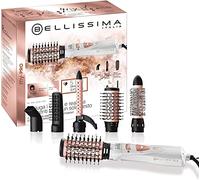 Bellissima Brosse Soufflante My Pro GH18 1100 - Brushing Professionnel avec Embouts en Céramique, Système Dry & Style 5 en 1-2 Combinaisons de Débit d'Air/Température, Position Air Froid Cool Fix