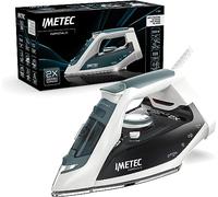 Imetec ZeroCalc Z1 2500 Fer à repasser à sec ou à vapeur Semelle en acier inoxydable 2200 W Bleu, Blanc