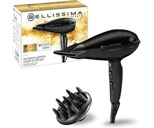Bellissima Sèche Cheveux Professionnel Bleu P11 2300W - Séchage Rapide Tous Types de Cheveux - 8 Combinaisons d'Air, Concentrateur + Diffuseur Professionnel Puissant - Plus de Volume à la Racine