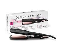 Bellissima XL ION - Lisseur pour Cheveux Longs et Crépus - Plaques Larges - Revêtement Céramique & Kératine - Technologie Ion Care - 5 Températures Réglables - Protection Thermo Control