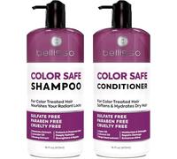 BELLISSO Color Safe Shampooing et après-shampoing pour protéger les cheveux colorés et traités contre la décoloration, sans sulfates ni parabènes, anti-décoloration, produits hydratants pour Pro
