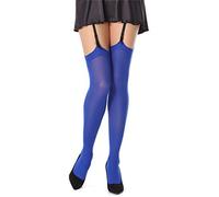 Bellivalini Bas Pour Porte-Jarretelles en Microfibre Femme 40 DEN BLVFI1006 (Bleuet, M/L (Taille du Fabricant: 3/4))