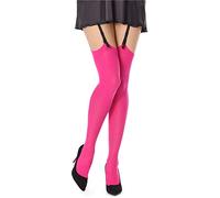 Bellivalini Bas Pour Porte-Jarretelles en Microfibre Femme 60 DEN BLVFI1007 (Magenta, M/L (Taille du Fabricant: 3/4))