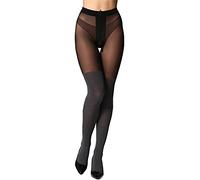 Bellivalini Collant Lingerie Femme 60 DEN BLV-1111 (Melange Foncé, M)