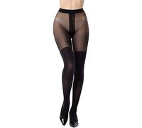 Bellivalini Collant Lingerie Femme 60 DEN BLV-1111 (Noir, M)